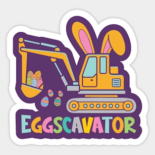 Eggs Excavator Sticker